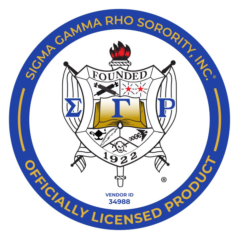 Sigma Gamma Rho Metal Luggage Tag