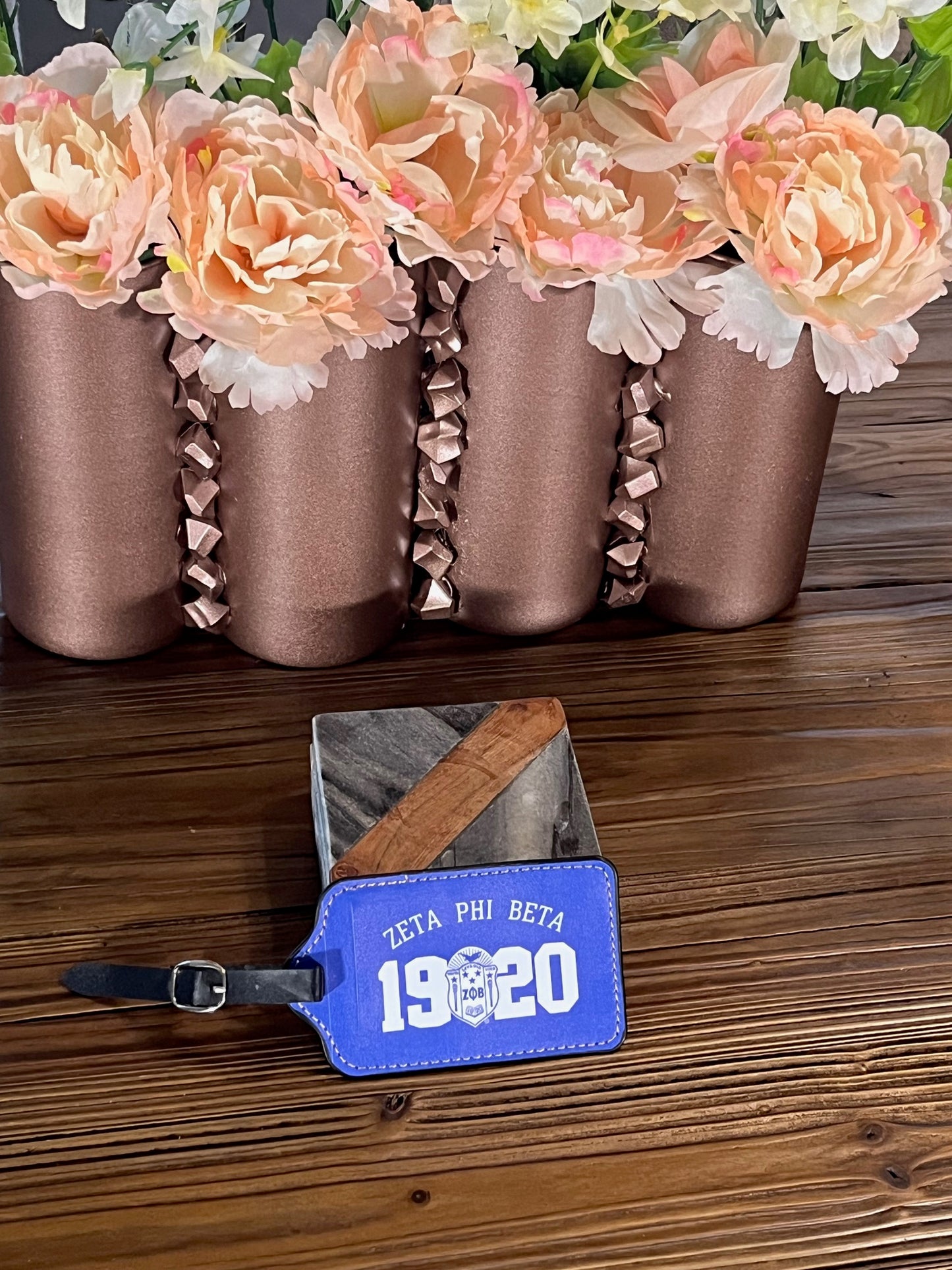 Zeta Phi Beta Luggage Tag