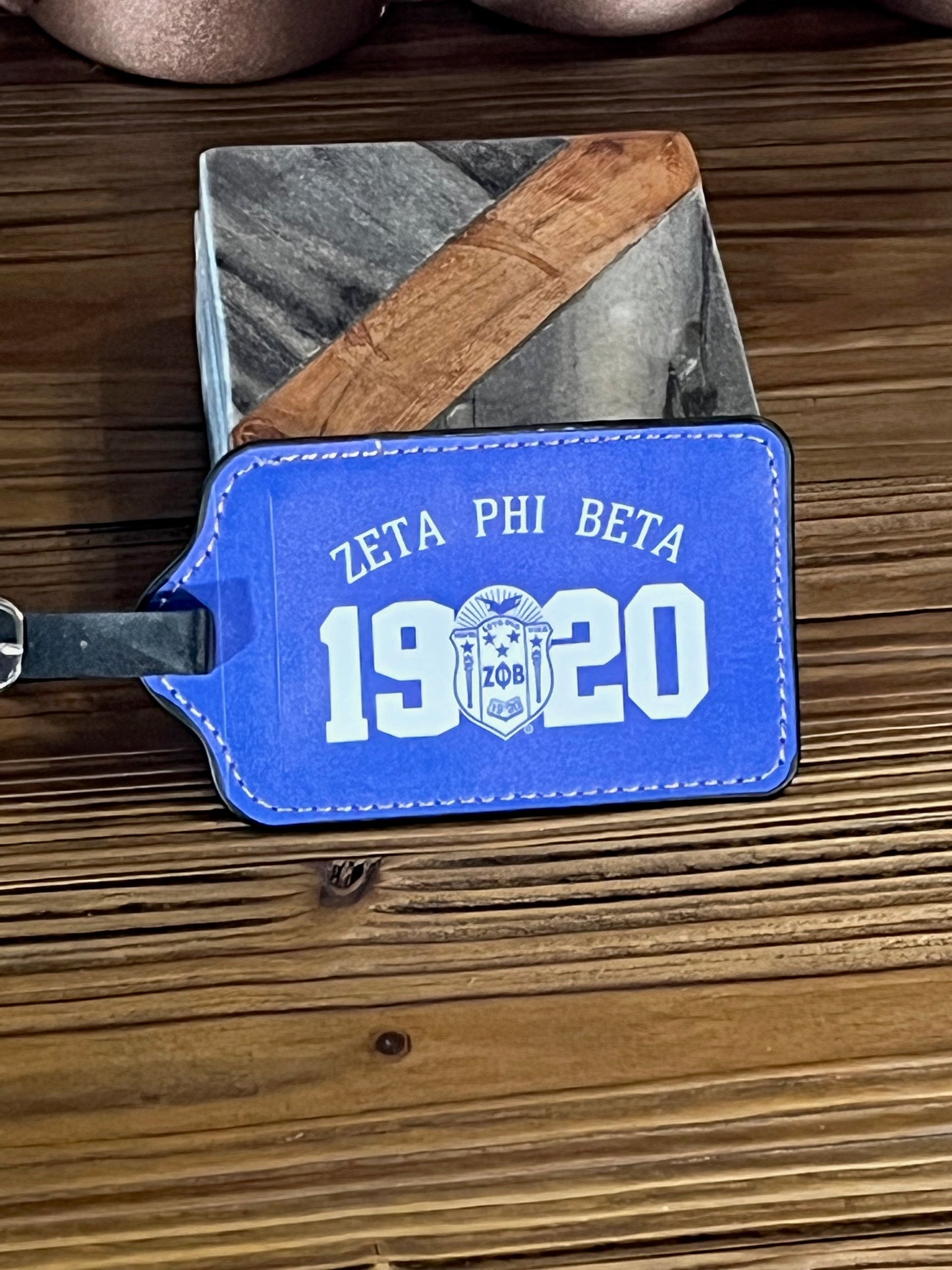 Zeta Phi Beta Luggage Tag
