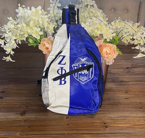 Zeta Phi Beta Shield Crossbody Bag