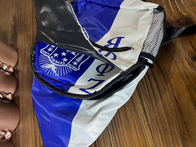 Zeta Phi Beta Shield Crossbody Bag