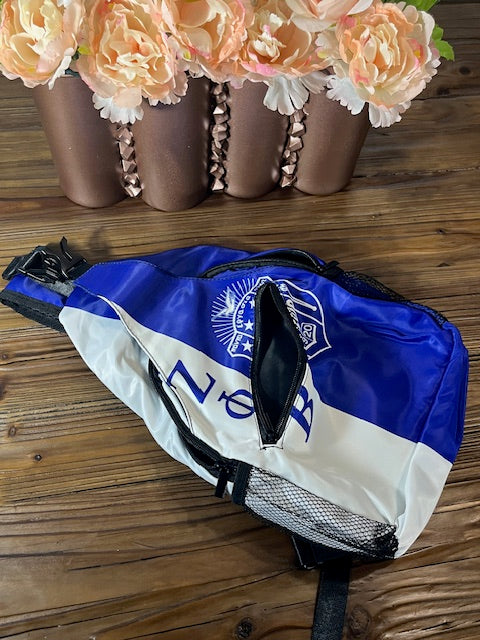 Zeta Phi Beta Shield Crossbody Bag