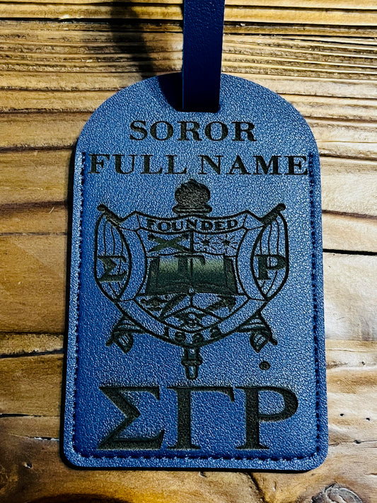 Sigma Gamma Rho Luggage Tag