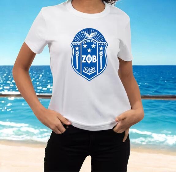 Zeta Phi Beta Sorority Shield T-Shirt