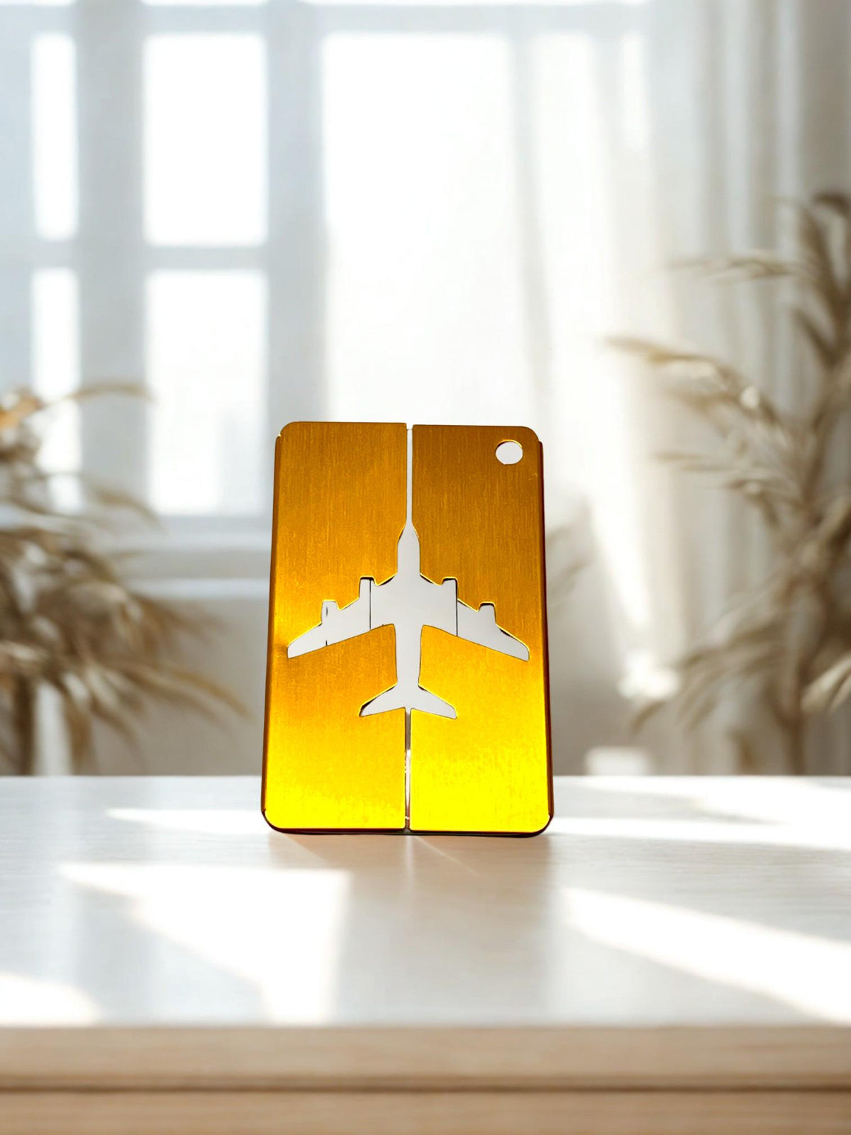 Sigma Gamma Rho Metal Luggage Tag