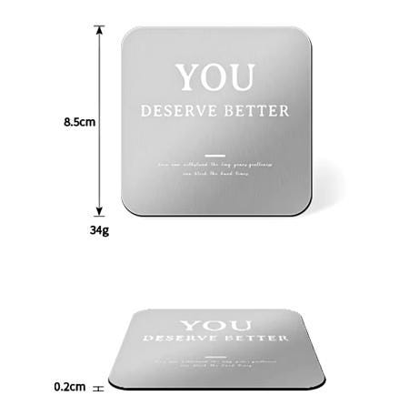 Non-slip Coasters Stainless Steel