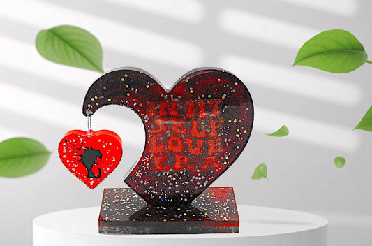 Self Love Era Heart Black and Red Customized
