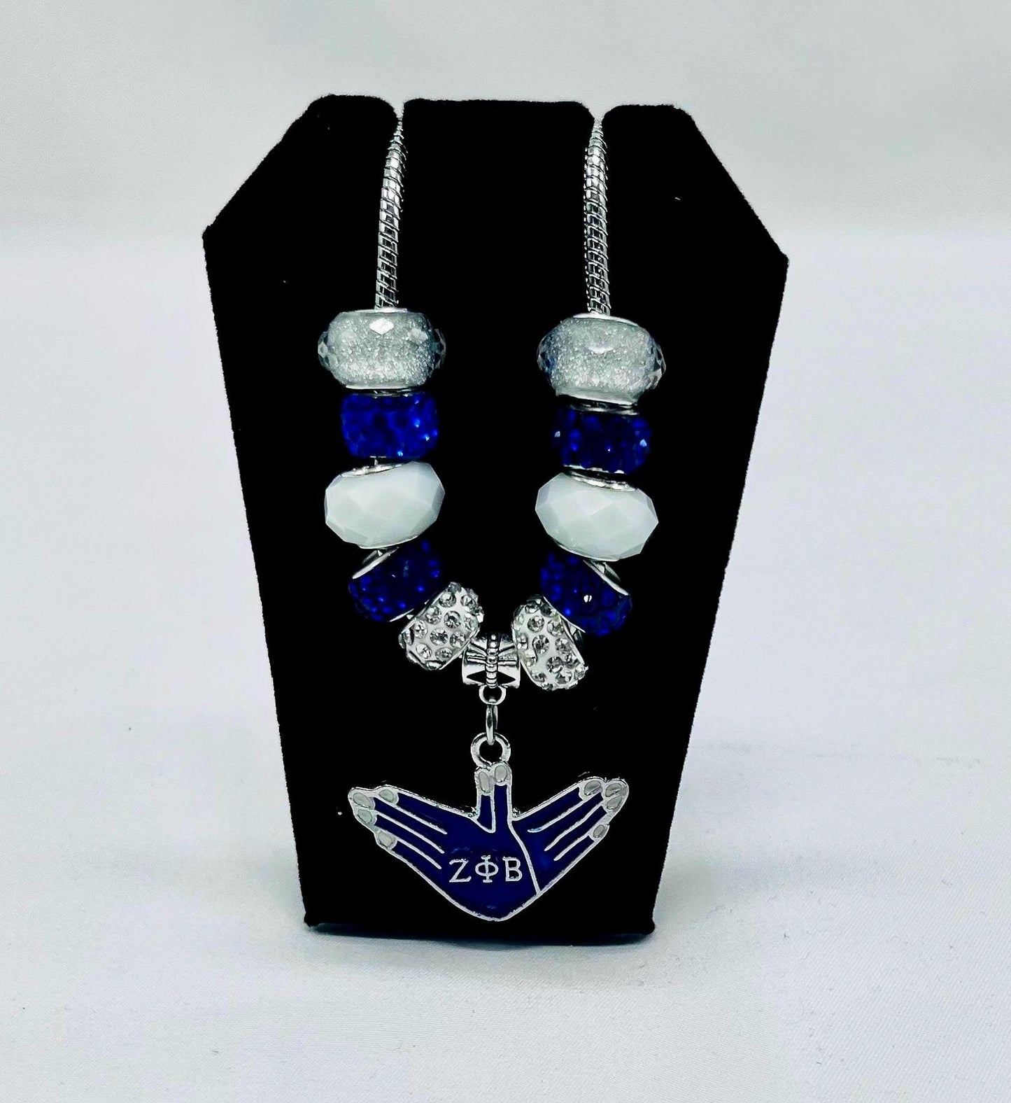 Zeta Phi Beta ZOB Charm Bracelet