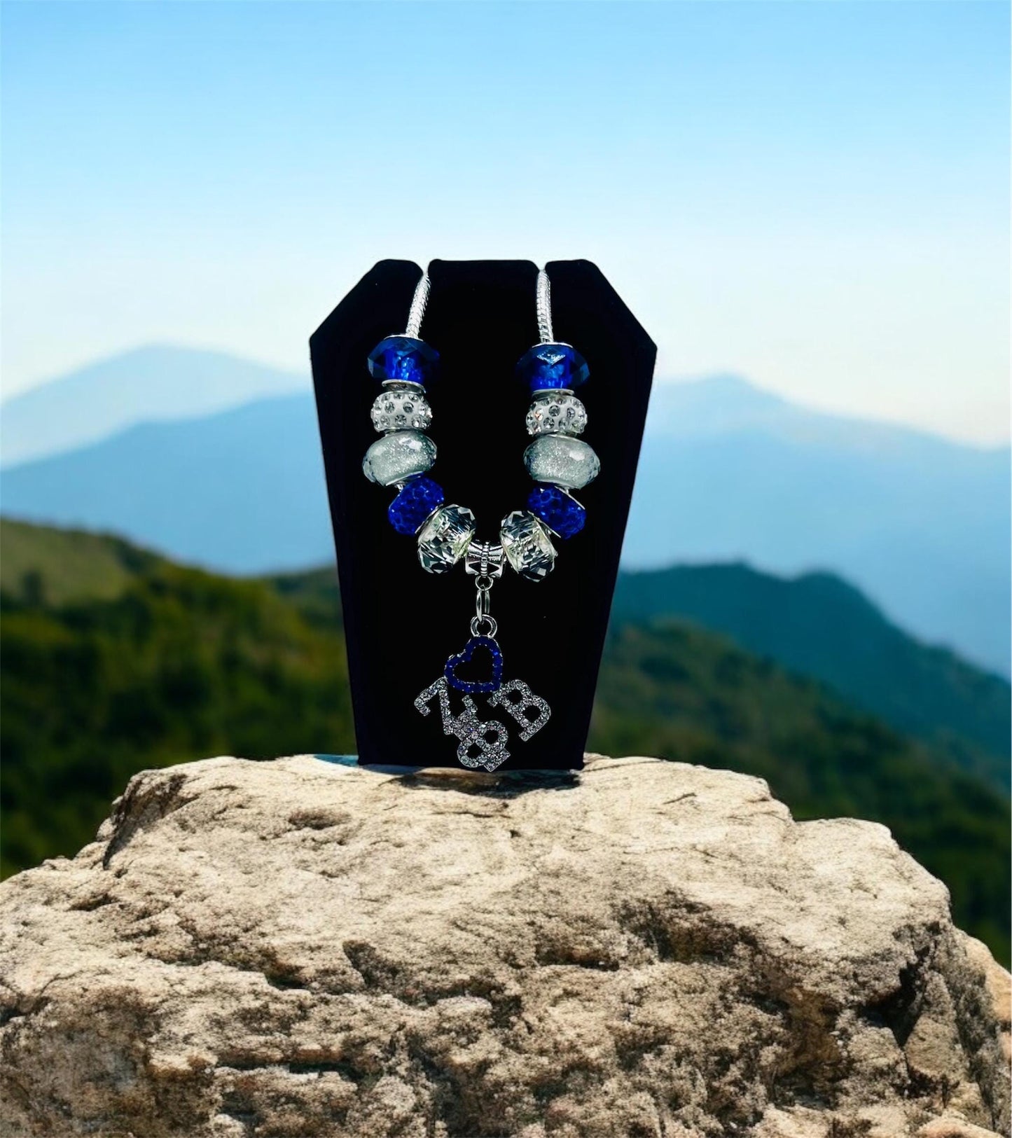 Zeta Phi Beta ZOB Charm Bracelet