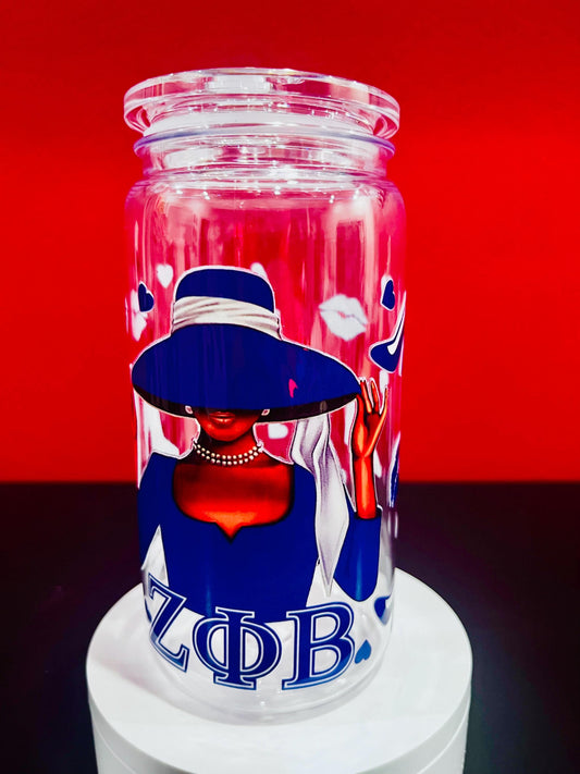Zeta Phi Beta Lady 16oz Cup