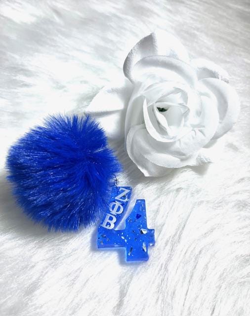 Line Number Keychain/Sorority