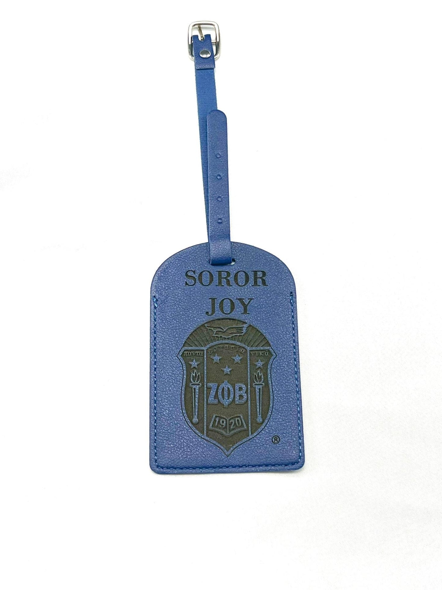 Zeta Phi Beta Luggage Tag