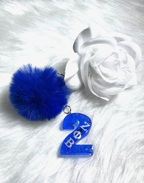 Line Number Keychain/Sorority