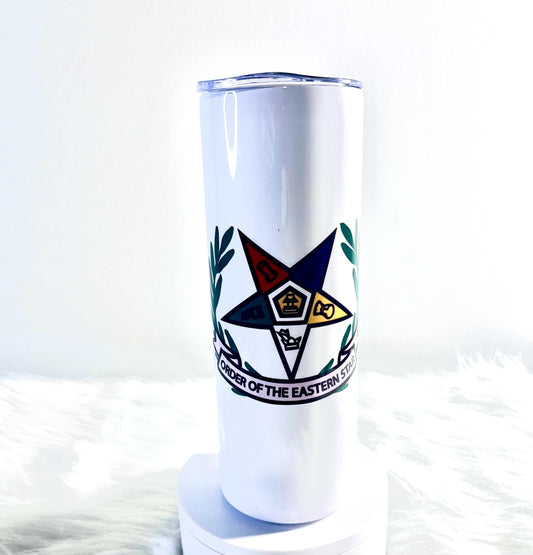 OES tumbler 20oz With Straw