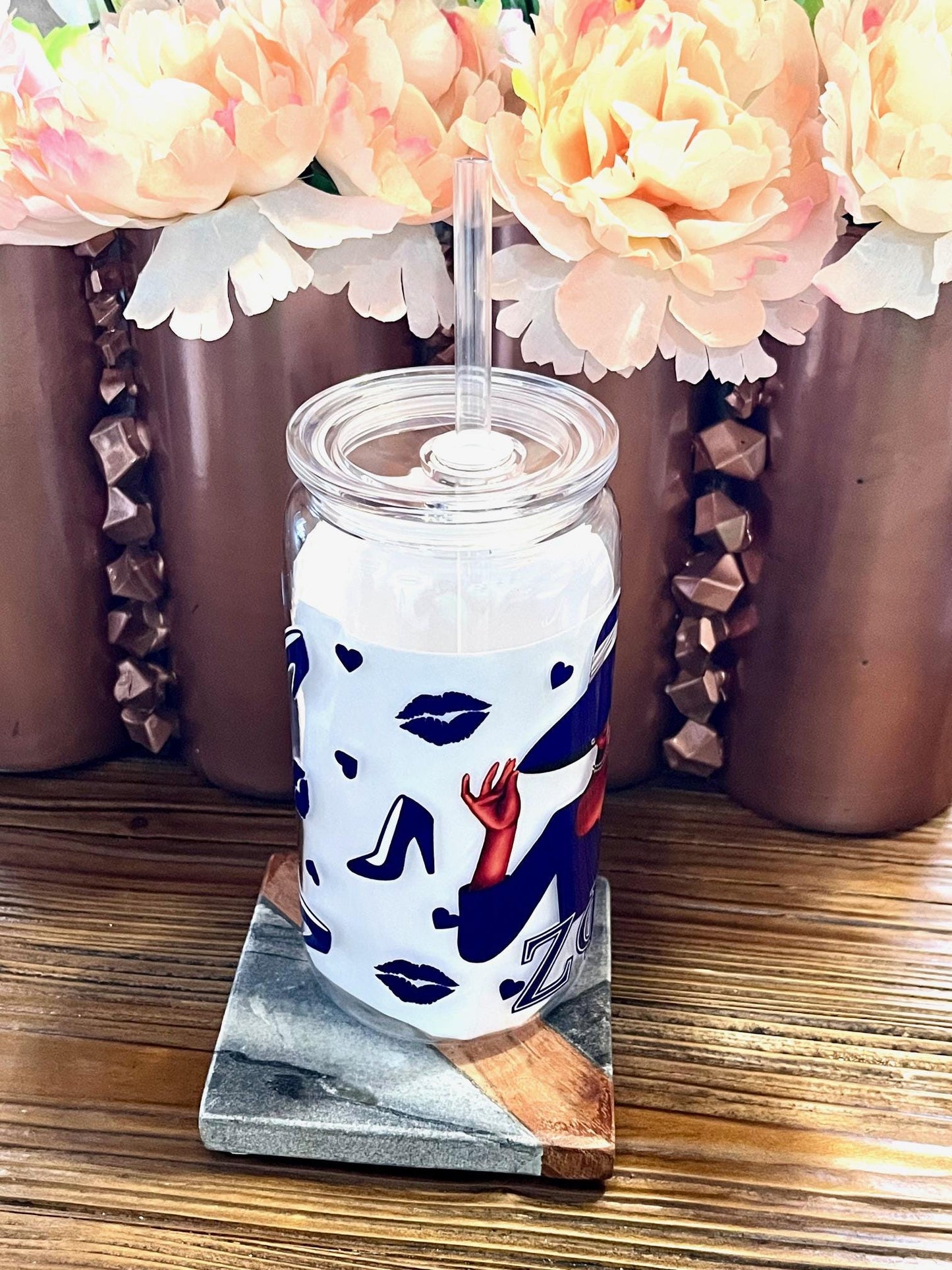 Zeta Phi Beta Lady 16oz Cup