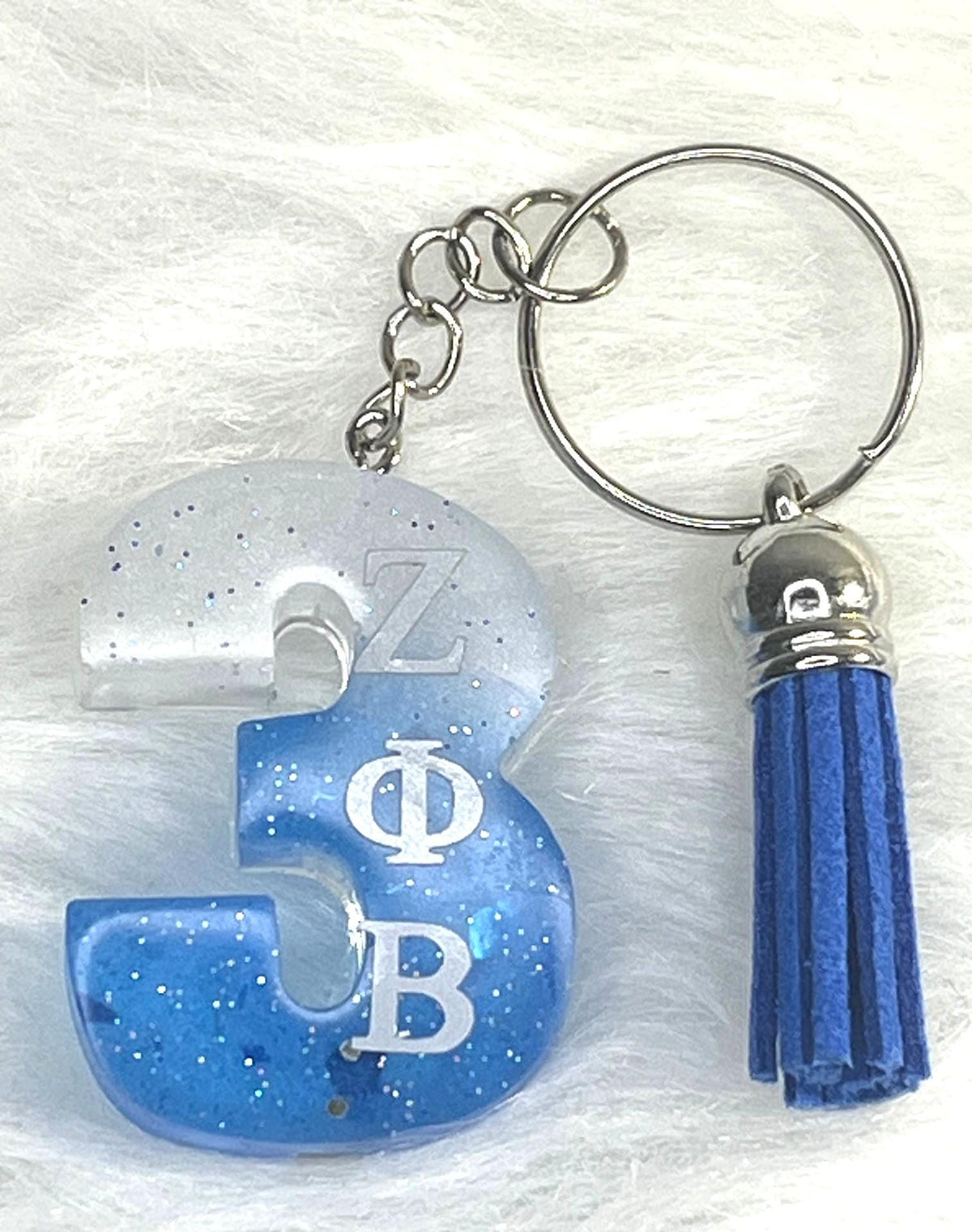Line Number Keychain/Sorority 1x/1PCS