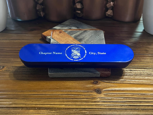 Phi Beta Sigma Engraved Chapter Pen with Case