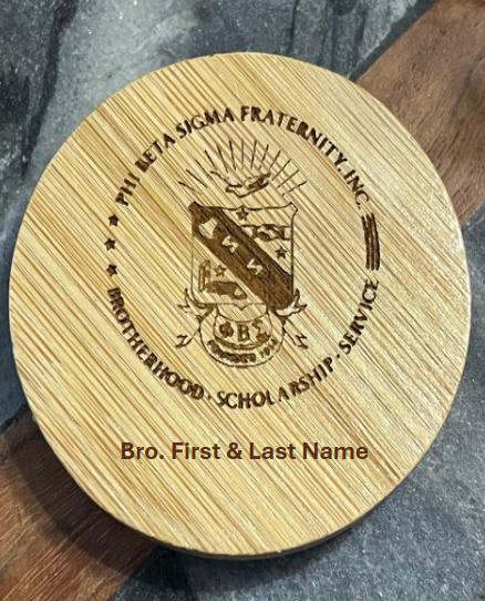 Phi Beta Sigma Bottle Opener with Magnetic Refrigerator Holder