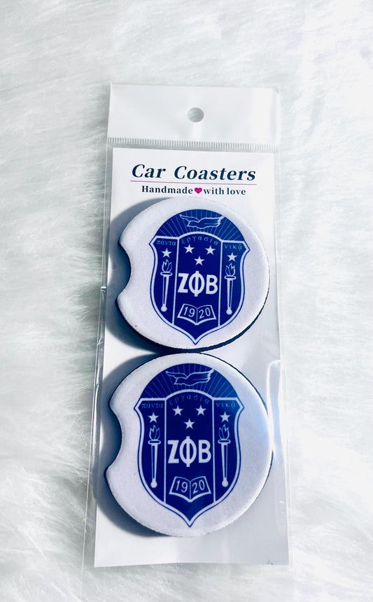 Zeta Shield Car Coaster