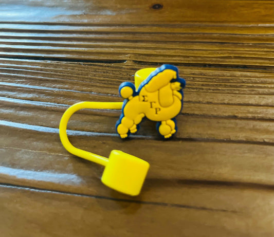 Sigma Gamma Rho Poddle Straw Topper