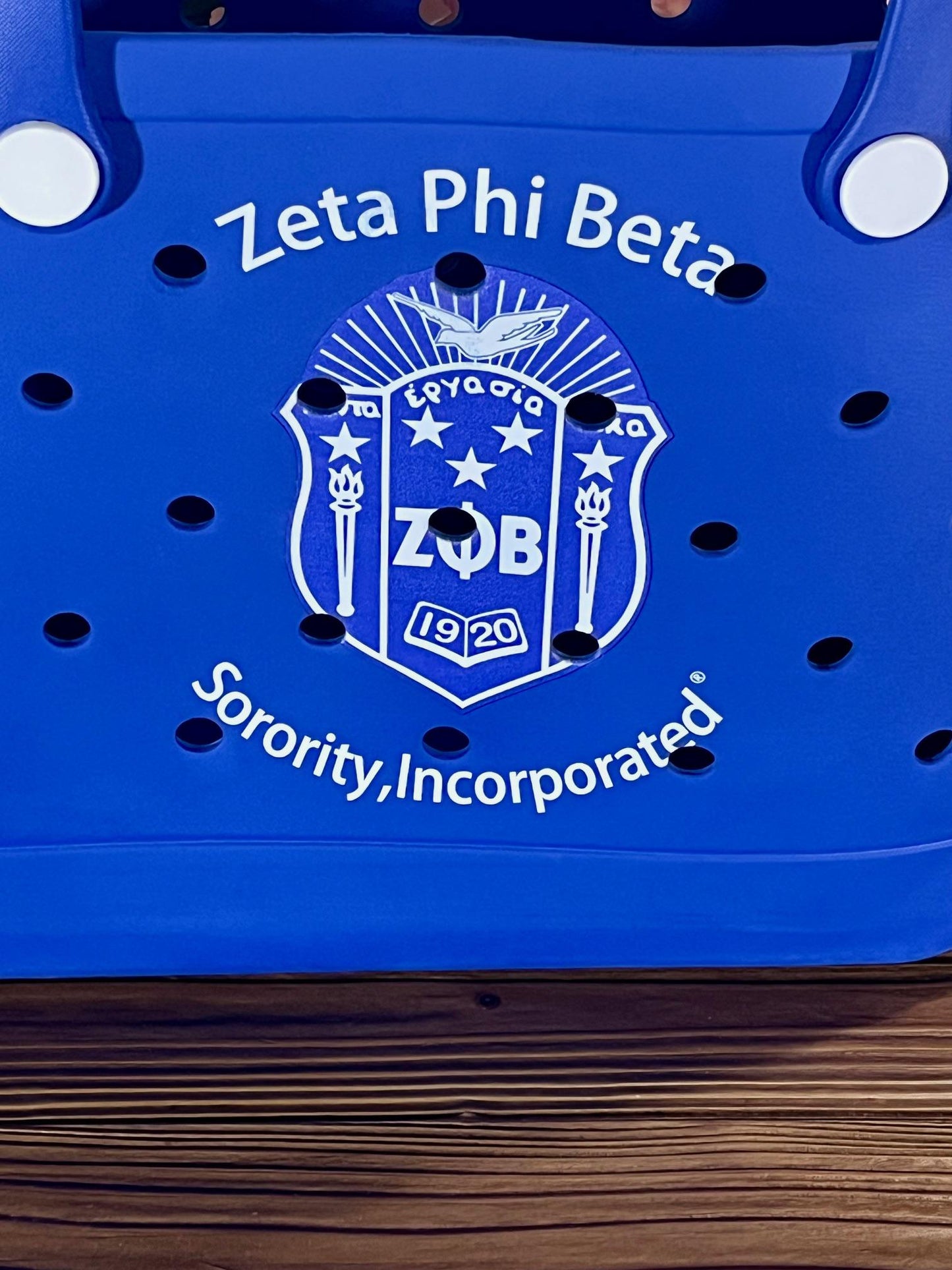 Zeta Phi Beta Shield Carry Beach Shopping Bag