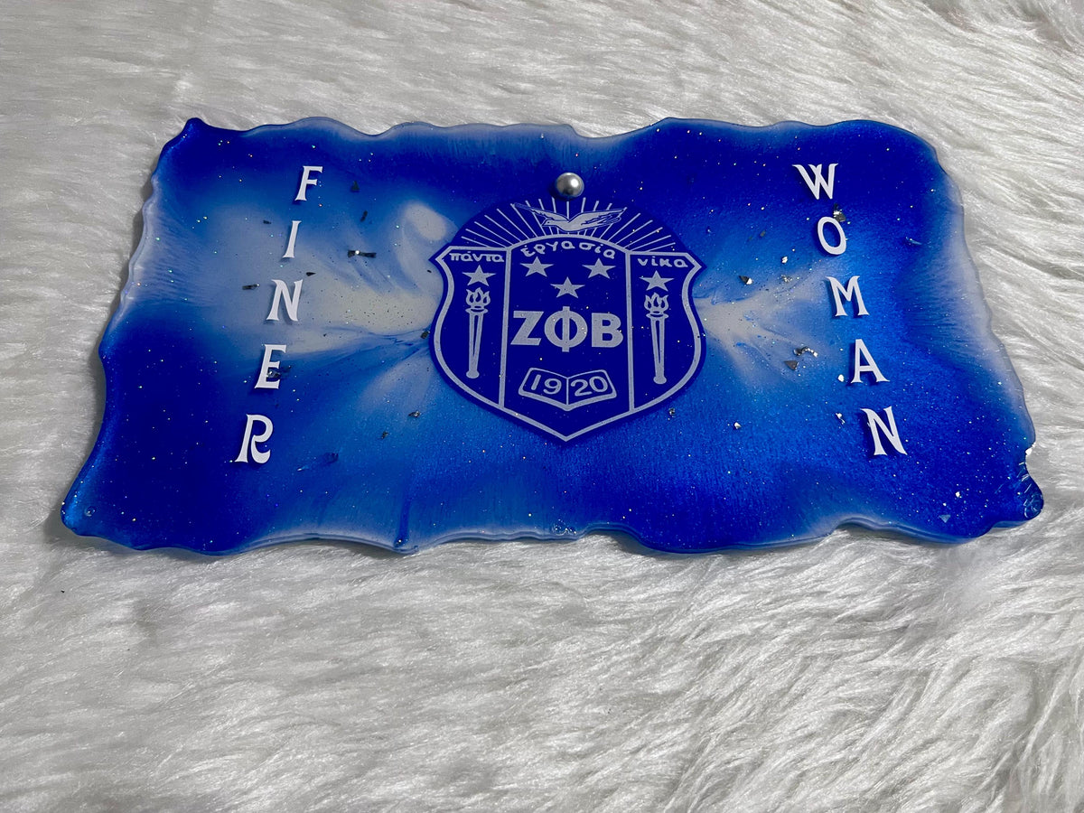 ZOB Customize Zeta Finer Woman vanity jewelry and perfume tray.