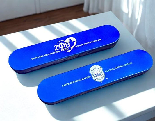 Zeta Phi Beta Engraved Sorority Pen with Case