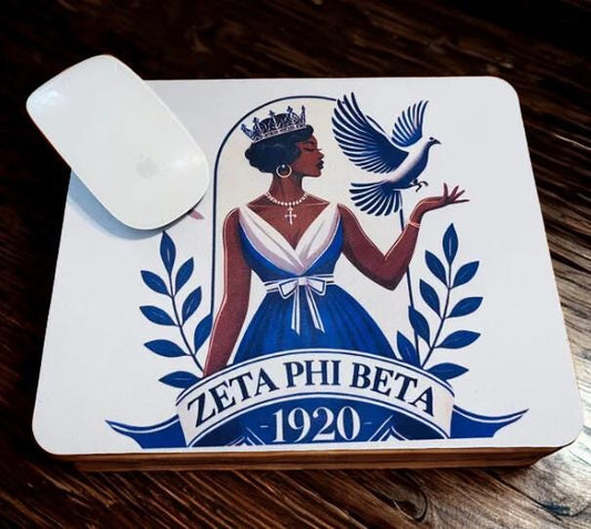 Zeta Phi Beta Queen Mouse Pad