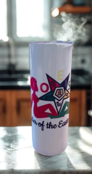 Order of Eastern Star Sister Tumbler: 20oz Stainless Steel OES Gift