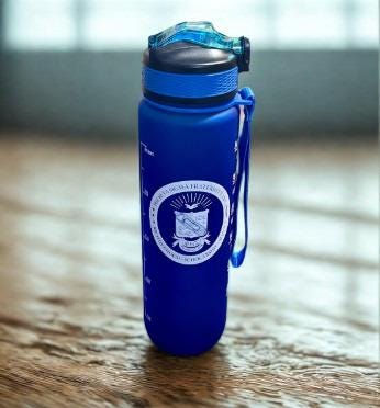 Phi Beta Sigma Water Bottle: 32 oz. Fraternity Gift Circle Emblem