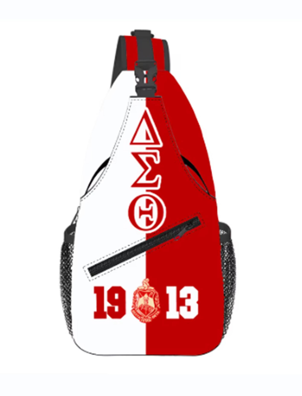 Delta Sigma Theta Sorority Red, White & Black Mini Backpack – Greek Letter Bookbag