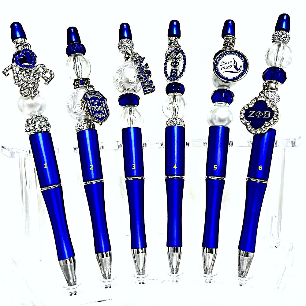 Zeta Phi Beta Jewelry Pens