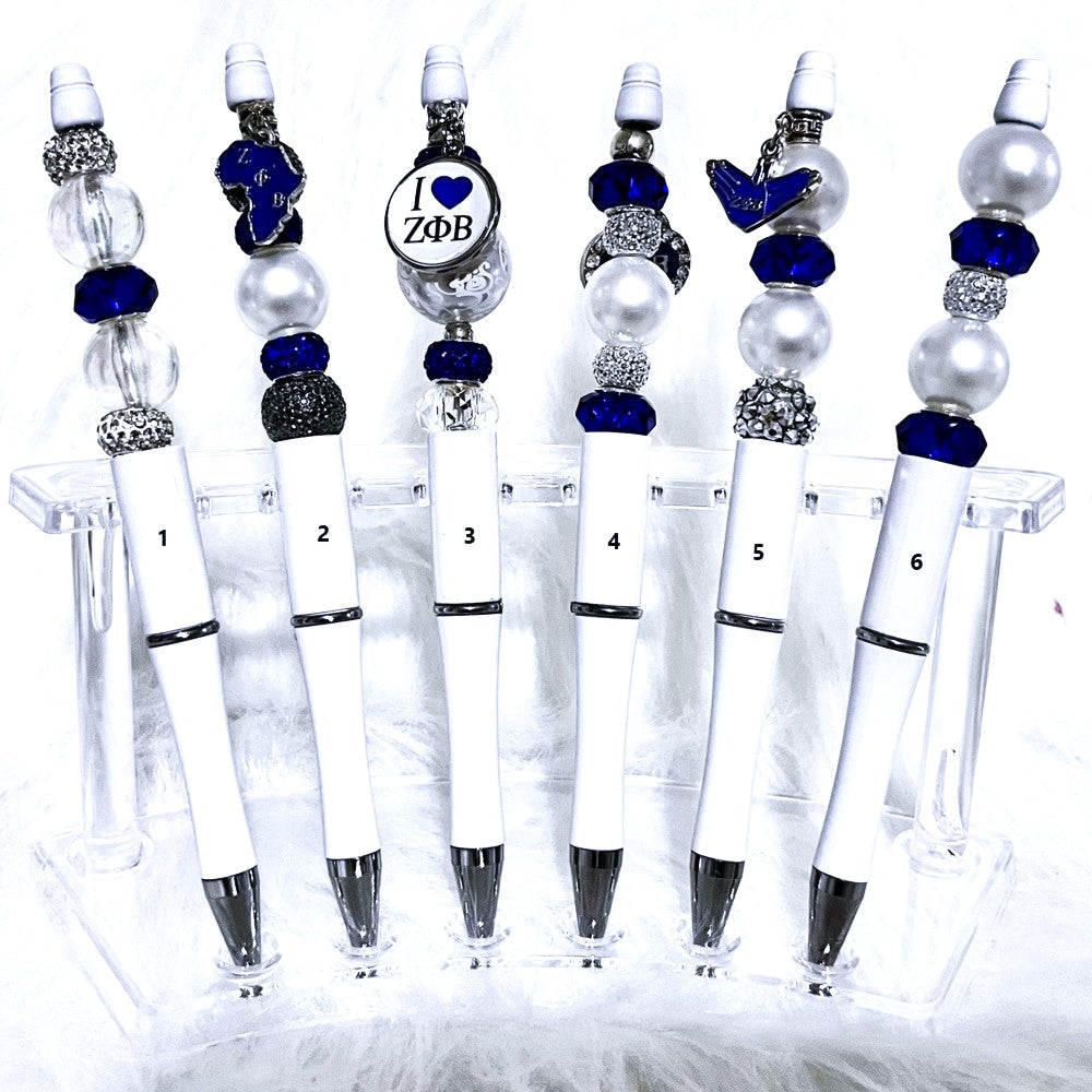 Zeta Phi Beta Jewelry Pens