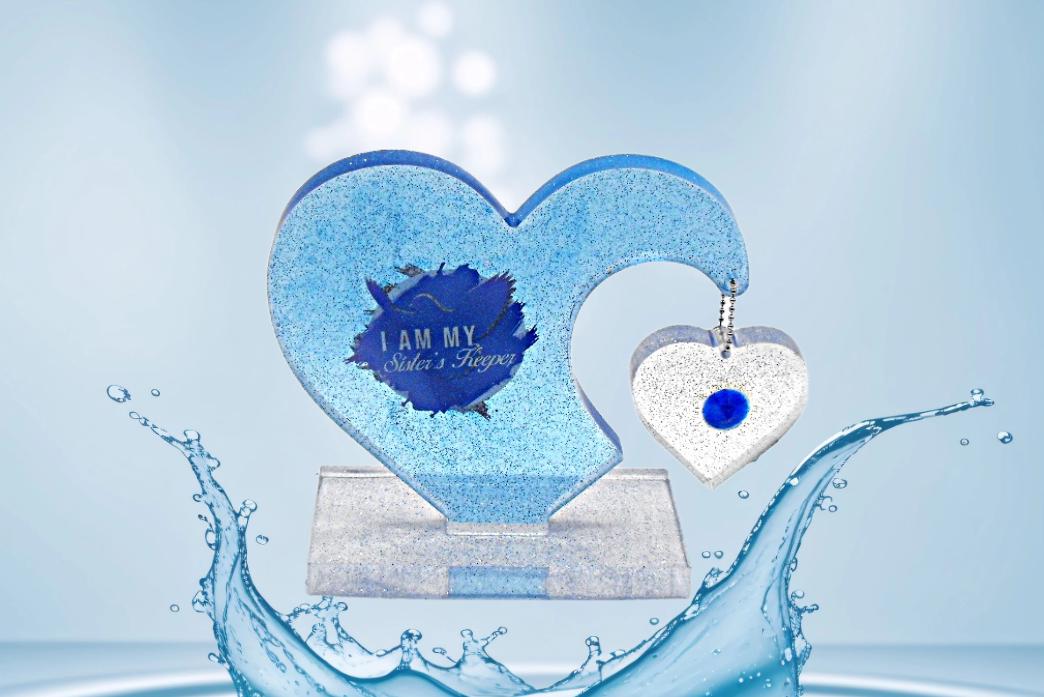 Zeta Phi Beta Heart