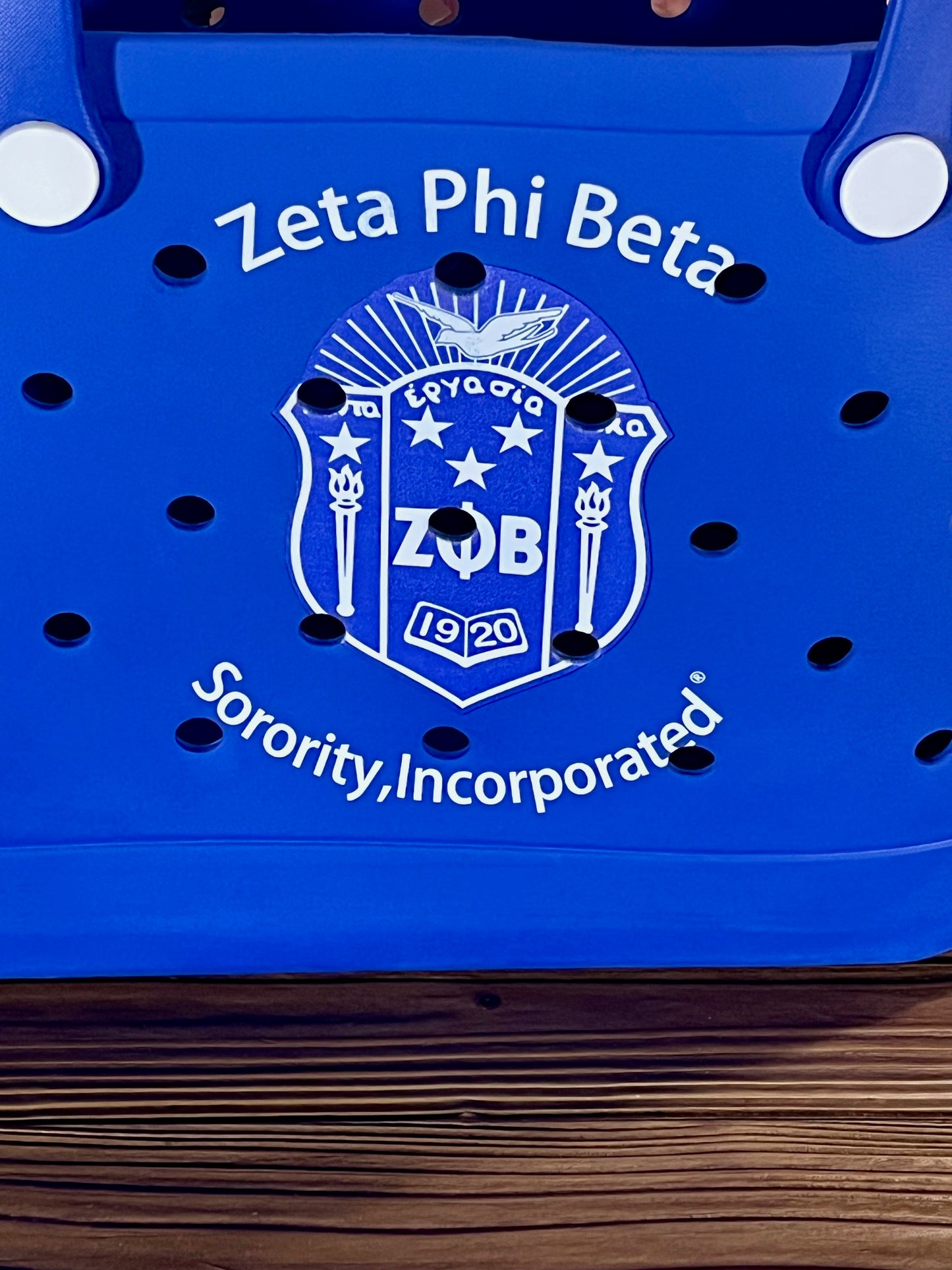Zeta Phi Beta Shield Carry Beach Shopping Bag