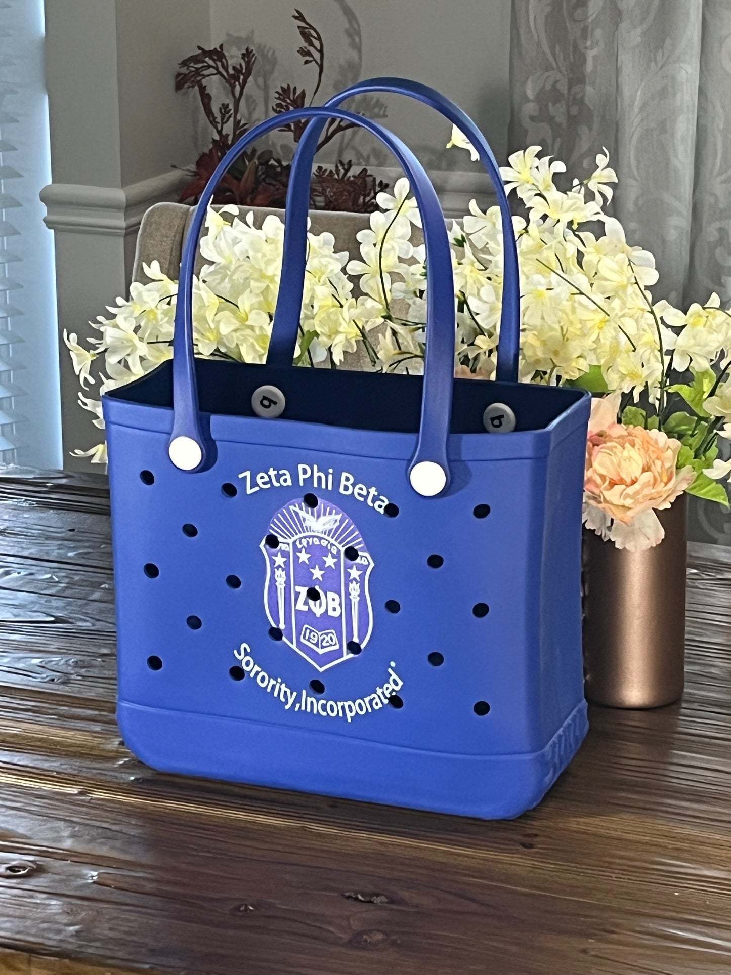 Zeta Phi Beta Shield Carry Beach Shopping Bag