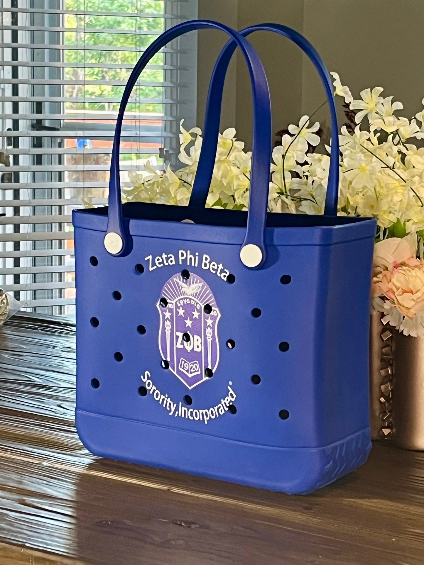 Zeta Phi Beta Shield Carry Beach Shopping Bag