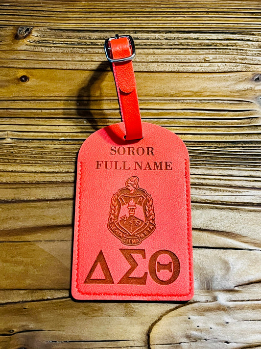 Delta Sigma Theta Luggage Tag