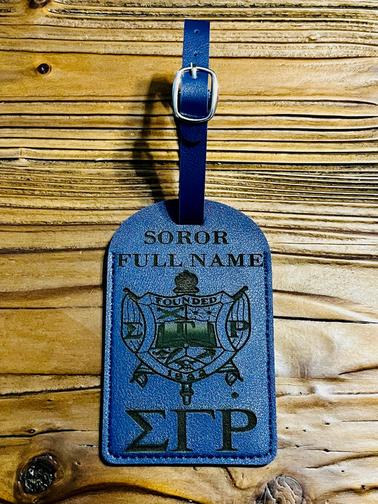Sigma Gamma Rho Luggage Tag