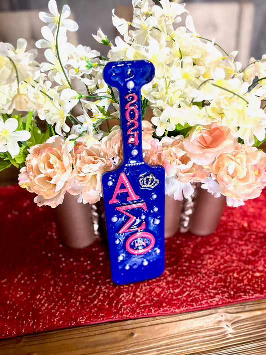 Alpha Sigma Theta Sorority Wooden Paddle
