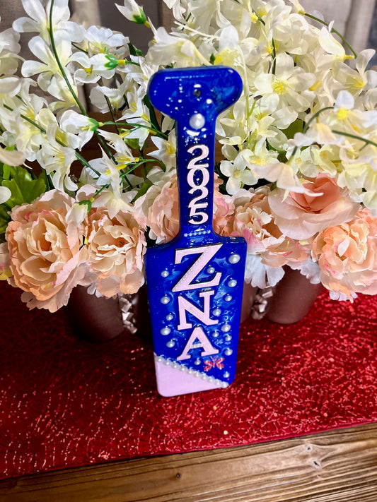 Zeta Nu Alpha Christian Sorority Inc Wooden Paddle