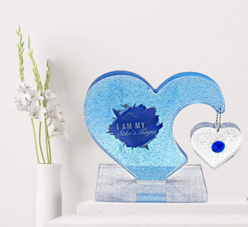 Zeta Phi Beta Heart