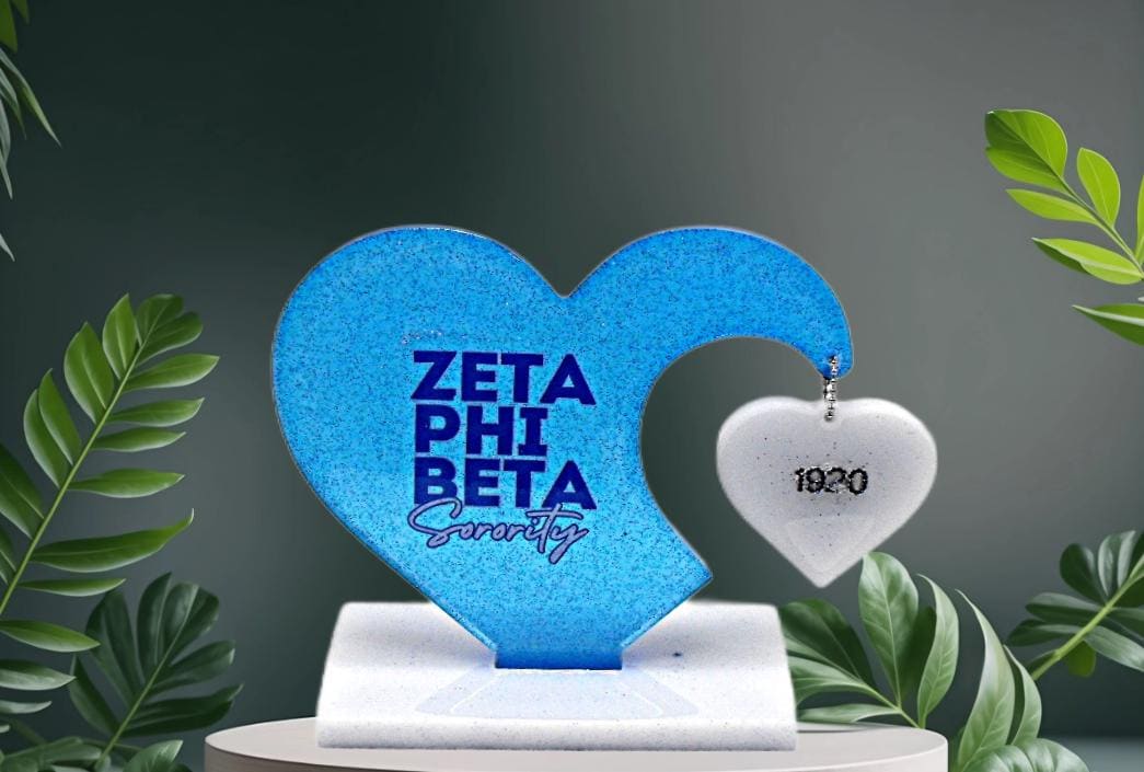 Zeta Phi Beta Heart