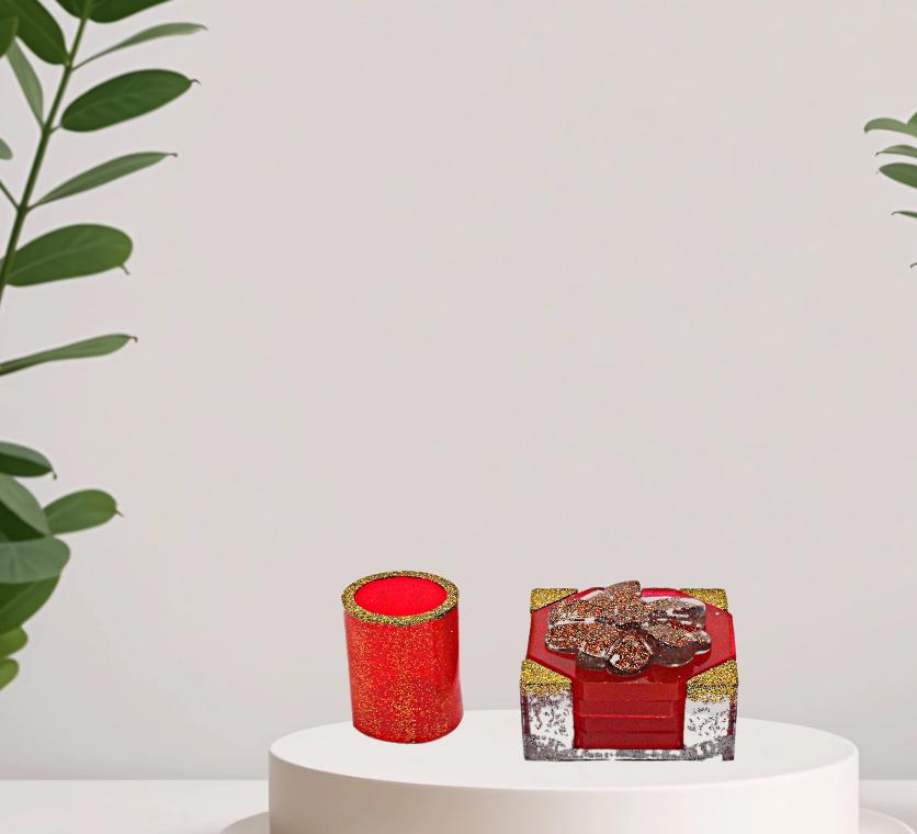 Handmade Resin Coasters: Floral Design, Heat Resistant