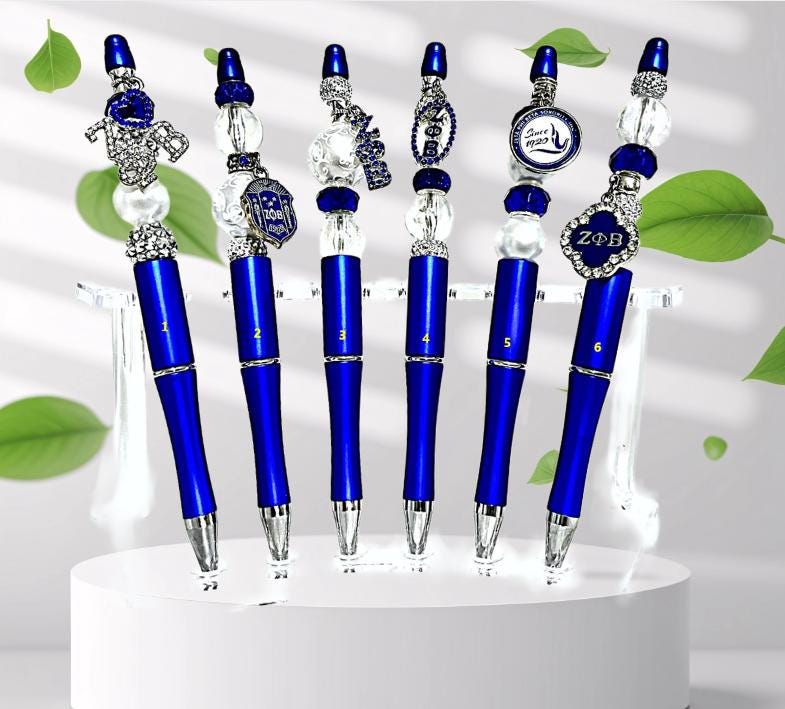 Zeta Phi Beta Jewelry Pens