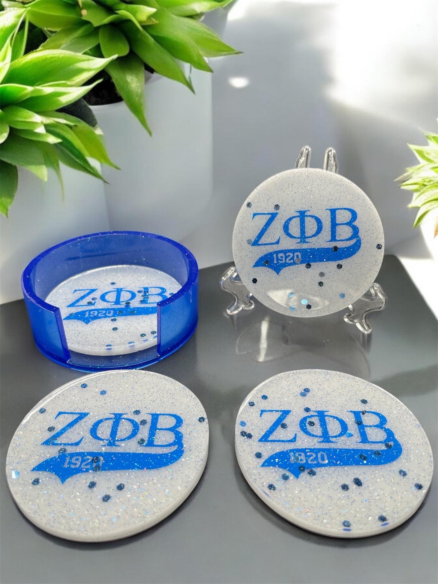 Zeta Resin Coasters