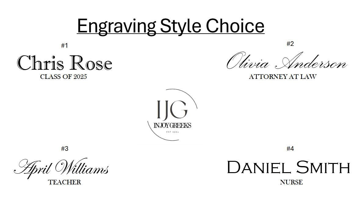 Personalized Professional Engraved Pen Set