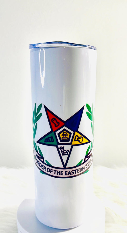 OES tumbler 20oz With Straw
