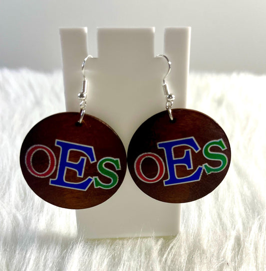 Order of Eastern Star Earrings