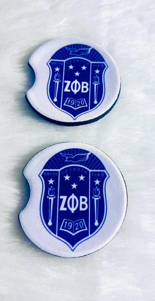 Zeta Shield Car Coaster